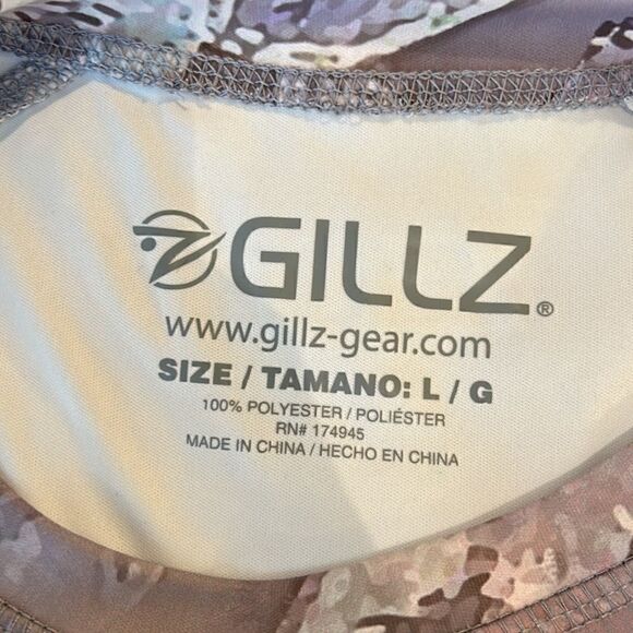 LIKE NEW Gillz Seabreeze long sleeve shirt size large - Picture 8 of 9